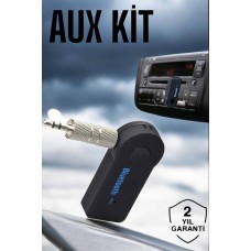 Tüm Araçlara Uyumlu Aux Car Bluetooth Kablosuz Araç Bağlantı Kiti - Lisinya