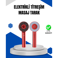 Mikro Akım Teknolojili Elektrikli Saç Masaj Fırçası Yağ Uygulamalı - Lisinya