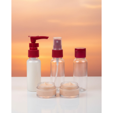 30 ml 5’li Seyahat Banyo Şişe Seti Sızdırmaz Tasarım - Lisinya