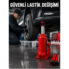 Kolay Pompalama Mekanizmalı Pratik Şişe Kriko - Lisinya