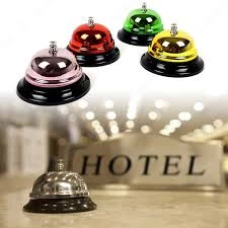Metal Renkli Masa Otel Resepsiyon Zili ( Lisinya )