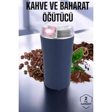 Taşınabilir Kahve & Baharat Öğütücü, Kolay Temizlenebilir ve Uzun Ömürlü Paslanmaz Çelik - Lisinya