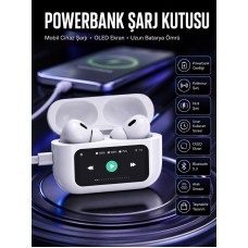 Kulak İçi Bluetooth Kulaklık Ekranlı Müzik Dinleme Çağrı Cevaplama Siyah Yeni Nesil - Lisinya