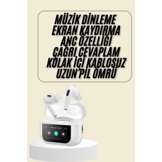 Dokunmatik Ekranlı Bluetooth Kulaklık TWS İOS Android Tüm Telefonlara Uyumlu Kulaklık - Lisinya