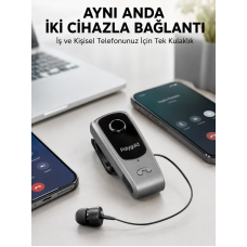 Mikrofonlu ve Ses Kontrollü Kablosuz Kulak İçi Kulaklık - Lisinya