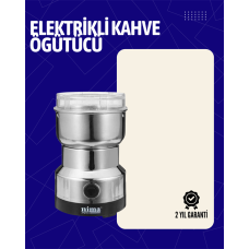Elektrikli Sessiz Kahve Öğütücü | Çok Fonksiyonlu, 200W, AB Fişli, Kolay Temizlenir - Lisinya