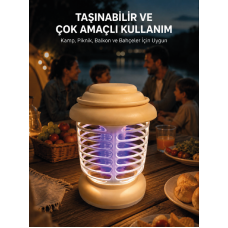 Askılı Tasarıma Sahip LED Aydınlatmalı Sinek Kovucu - Lisinya