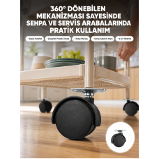 Mobilya Tekerleği 6 cm Kilitsiz Tekli Satış - Lisinya Mobilya Tekerleği 6 cm Kilitsiz Tekli Satış - Lisinya