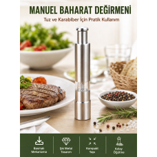 Sağlıklı ve Dayanıklı Gıda Sınıfı Paslanmaz Çelik Öğütücü Yeni Nesil - Lisinya
