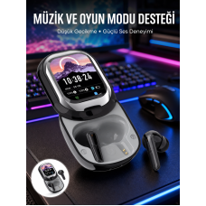 Kişiselleştirilebilir LED Ekranlı Bluetooth Kulaklık – Oyun & Müzik Modlu - Lisinya