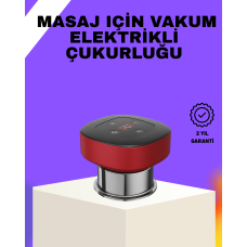 Vakumlu Masaj Aleti Çok Kademeli Emme Isıtmalı Ev Tipi Terapi - Lisinya