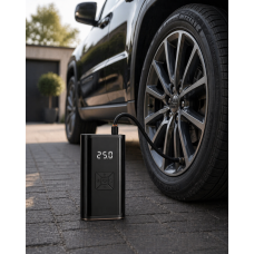 Dijital Lastik Pompası Kablosuz Hava Basma Cihazı Powerbank Destekli - Lisinya