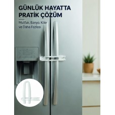 4 Adet Dolap ve Kapak Emniyet Kilidi Evde Güvenli Kullanım İçin Yeni Nesil - Lisinya
