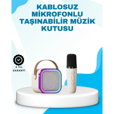 Karaoke Mikrofon Hoparlör Seti Bluetooth Kablosuz Taşınabilir - Lisinya Karaoke Mikrofon Hoparlör Seti Bluetooth Kablosuz Taşınabilir - Lisinya