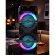 RGB Işıklı Bluetooth Hoparlör Kablosuz Taşınabilir Stereo Speaker - Lisinya RGB Işıklı Bluetooth Hoparlör Kablosuz Taşınabilir Stereo Speaker - Lisinya