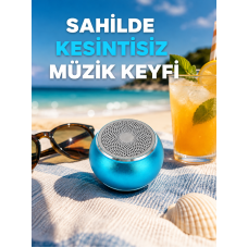 Taşınabilir Mini Bluetooth Hoparlör 9m Menzil Dahili Mikrofon Yeni Nesil - Lisinya Taşınabilir Mini Bluetooth Hoparlör 9m Menzil Dahili Mikrofon Yeni Nesil - Lisinya