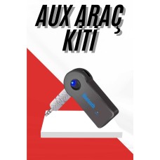 Tüm Cihazlara Uyumlu Bluetooth Aux Araç Kiti Siyah - Lisinya