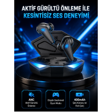 Profesyonel Bluetooth 5.0 Kulaklık – Dokunmatik Kontrol, 3D Surround Ses - Lisinya
