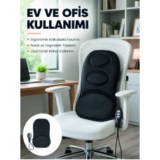 Ev ve Araç İçin Masaj Minderi Modlu Isıtmalı Titreşimli Koltuk Masaj Pedi - Lisinya