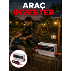Akü Gücünü Ev Elektriğine Dönüştüren Güçlü İnvertör 1500W - Lisinya