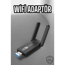 Wifi Alıcı Wifi Adaptörü USB Girişli 3.0 - Lisinya Wifi Alıcı Wifi Adaptörü USB Girişli 3.0 - Lisinya