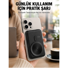 MagSafe Uyumlu Kablosuz Powerbank Taşınabilir Hızlı Şarj Yeni Nesil - Lisinya MagSafe Uyumlu Kablosuz Powerbank Taşınabilir Hızlı Şarj Yeni Nesil - Lisinya