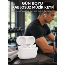 Kablosuz Gürültü Engelleyici Bluetooth Kulaklık – Uzun Pil Ömrü ve Adaptif Ses Teknolojisi Yeni Nesil - Lisinya