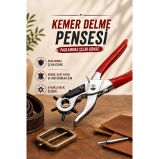 Kemer Delme Pensesi Paslanmaz Çelik Gövde - Lisinya Kemer Delme Pensesi Paslanmaz Çelik Gövde - Lisinya