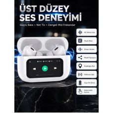 Dokunmatik Ekranlı Bluetooth Kulaklık TWS İOS Android Tüm Telefonlara Uyumlu Kulaklık Yeni Nesil - Lisinya