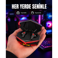 Kablosuz Bluetooth Gaming Kulaklık Suya Dayanıklı Yeni Nesil - Lisinya
