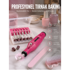 Protez Tırnak Manikür ve Pedikür Seti Elektrikli - Lisinya