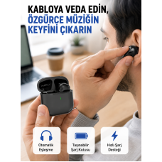 TWS Pro 5 Bluetooth Kulaklık – Kablosuz ve Şarj Kutulu Tasarım Yeni Nesil - Lisinya