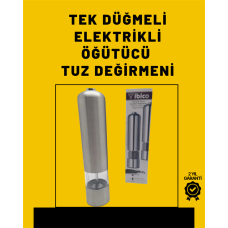 Pil İle Çalışan Elektrikli Baharat Öğütme Cihazı Ergonomik Şeffaf Gövde - Lisinya