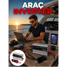 1500W Yüksek Güç Çıkışlı Araç Inverter - Lisinya
