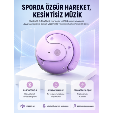 S05 Kablosuz Kulaklık Bluetooth 5.3 IPX4 Su Geçirmez Stereo Ses Otomatik Bağlantı Yeni Nesil - Lisinya