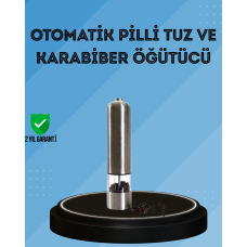 Pilli Baharat Değirmeni Karabiber Tuz ve Baharat Öğütücü - Lisinya