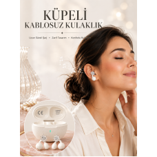 Küpeli Kablosuz Kulaklık Yeni Nesil Bluetooth Teknolojisi - Lisinya