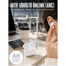 Bluetooth Kulaklık 3.Nesil Kablosuz Uzun Pil Ömrü Dokunmatik Kontrol Yeni Nesil - Lisinya