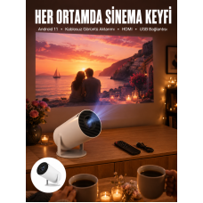 Sevgiliye Özel Hediye Ayaklı Sinema Projektörü Projeksiyon Yeni Nesil - Lisinya