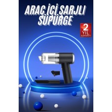Vakumlu Süpürge Şarjlı Elektrikli Mini Taşınabilir Uzun Ömürlü Hazneli - Lisinya