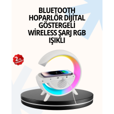 15W Hızlı Şarj Destekli LED Atmosfer Işığı ve Alarm Fonksiyonlu Lamba - Lisinya