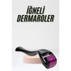 Saç Çıkarma Tarağı Dermaroller 540 Iğneli Roller 1 Mm Iğne Cilt Yüz Yenileme Bakım Seti - Lisinya