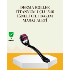 Titanyum Dermaroller 540 İğne Cilt Onarım ve Kolajen Üretim Desteği - Lisinya