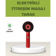 Elektrikli Titreşim Masaj Tarak Kırmızı Işık Terapi - Lisinya
