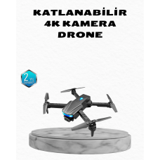 4K Kamera Özellikli Katlanabilir Drone Wi-Fi ve Yükseklik Sabitlemeli - Lisinya