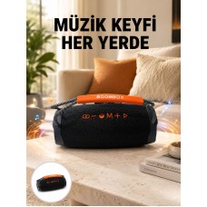 10W Çift Çıkış Güçlü Bluetooth Hoparlör Eller Serbest Yeni Nesil - Lisinya