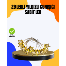 Yıldız Led Işık 5 Metre Dekoratif Aydınlatma Günışığı - Lisinya
