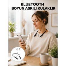 Ergonomik Tasarımlı Bluetooth Kulaklık – Gürültü Azaltmalı, Manyetik Yeni Nesil - Lisinya